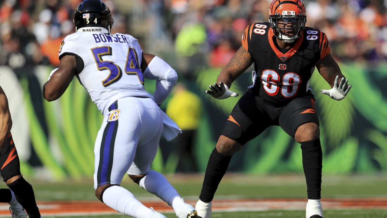 Bobby Hart 68 Cincinnati Bengals During Editorial Stock Photo - Stock Image