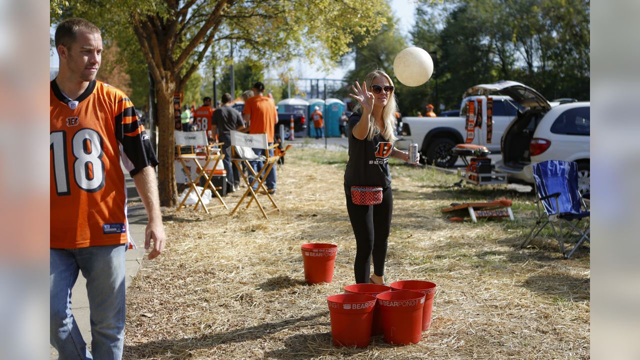 Fans tailgate before Cincinnati Bengals vs. Jacksonville Jaguars game