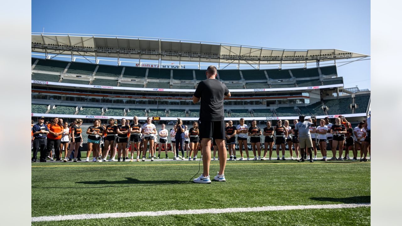 Bengals Host First-Annual Girls Flag Football Jamboree at Paycor