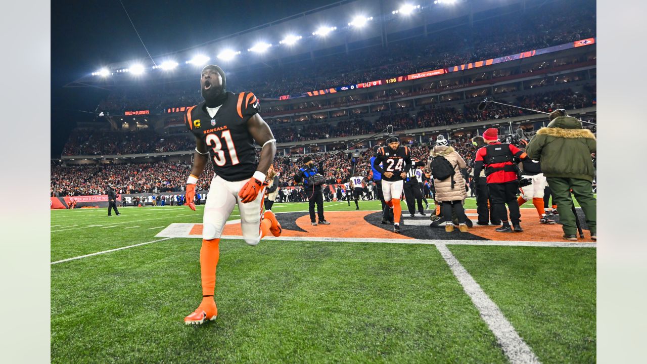 CINCINNATI, USA, JANUARY 10, 2023: Baltimore Ravens vs. Cincinnati