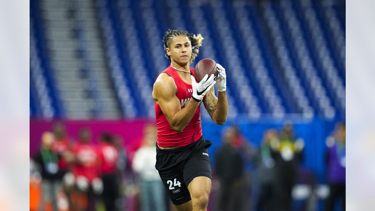 Iosivas Finishes NFL Scouting Combine - Princeton University Athletics