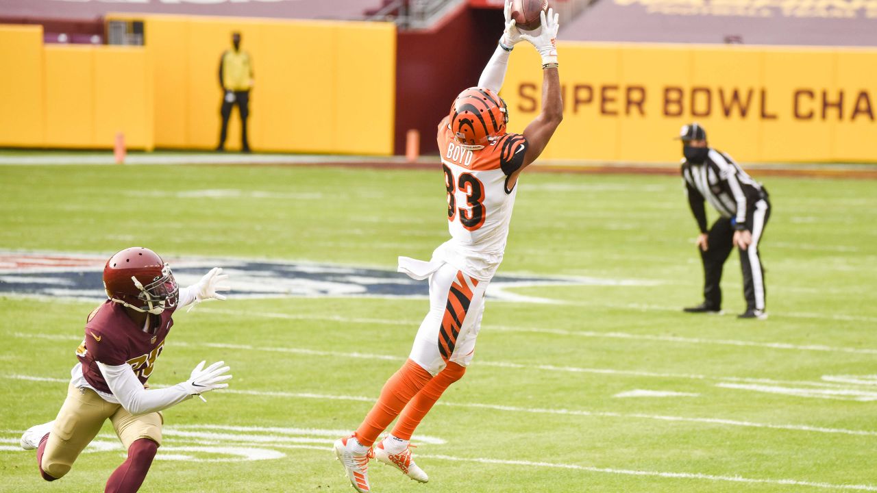 Cincinnati Bengals wide receiver Trent Taylor (11) pictured before an NFL  preseason football game against the Washington Commanders, Saturday, August  26, 2023 in Landover. (AP Photo/Daniel Kucin Jr Stock Photo - Alamy