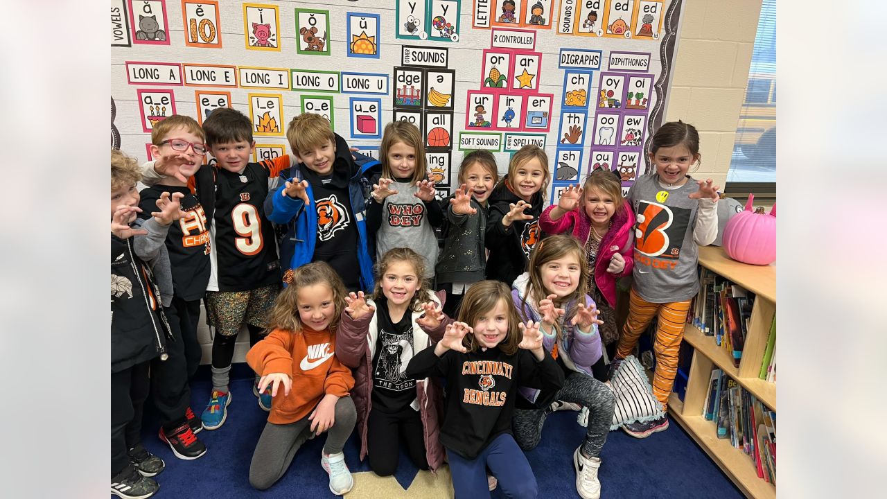 Photos: Bengals Rule Your School Pep Rally at Woodlawn Elementary