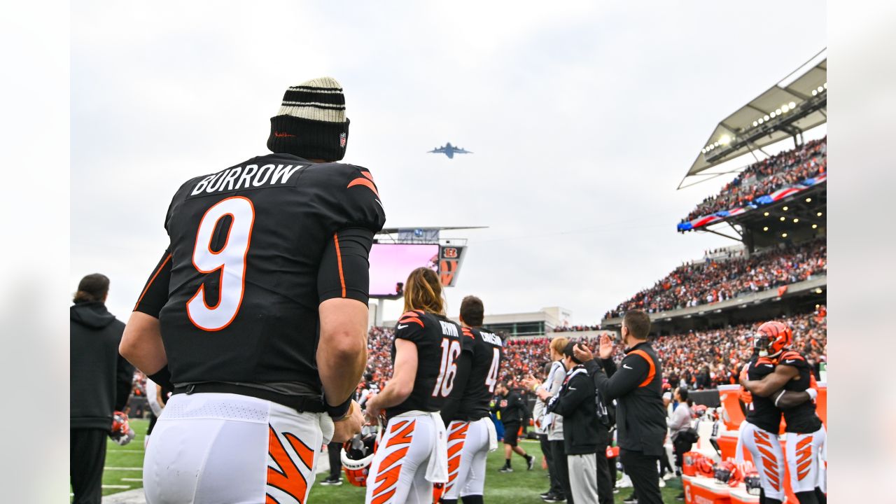 Browns and Bengals stand together for national anthem