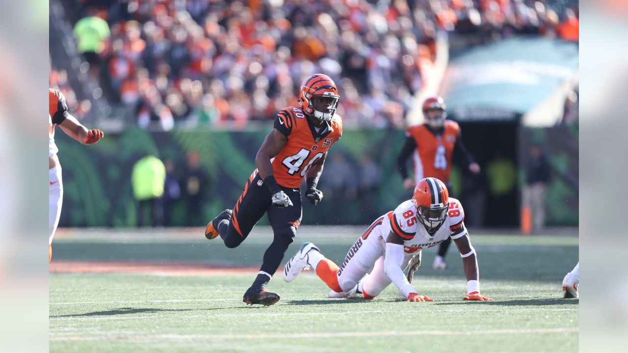 September 09, 2018: Cincinnati Bengals quarterback Andy Dalton (14) during  NFL football game action between the Cincinnati Bengals and the  Indianapolis Colts at Lucas Oil Stadium in Indianapolis, Indiana.  Cincinnati defeated Indianapolis