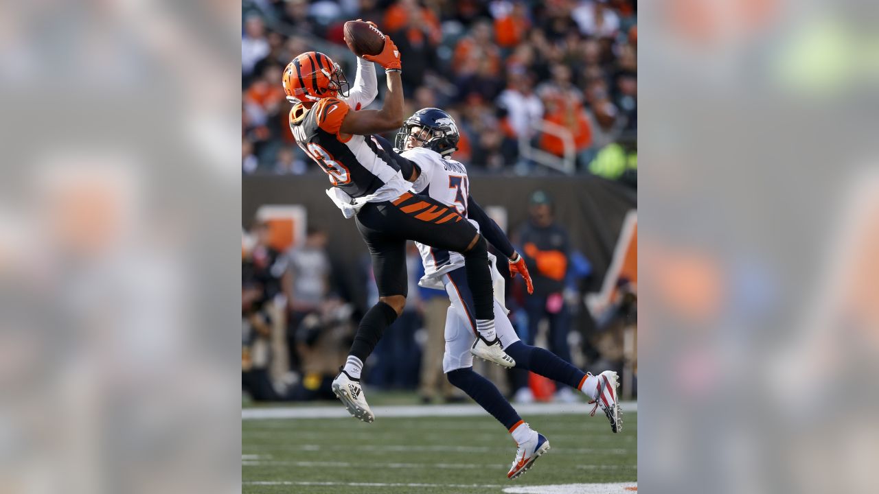 Denver Broncos quarterback Jeff Driskel (9) huddles the offense against the Tampa  Bay Buccaneers during an NFL football game, Sunday, Sept. 27, 2020, in  Denver. (AP Photo/Jack Dempsey Stock Photo - Alamy