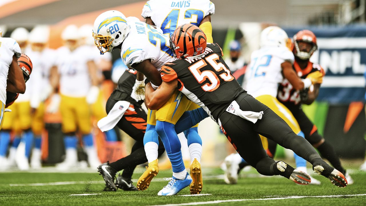 Los Angeles Chargers at Cincinnati Bengals on December 5, 2021