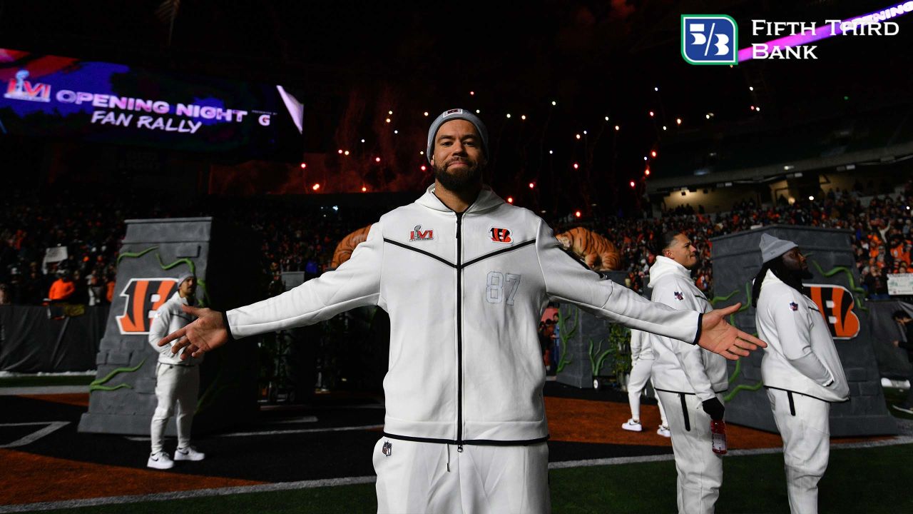 PHOTOS: Cincinnati Bengals Super Bowl LVI Opening Night Fan Rally