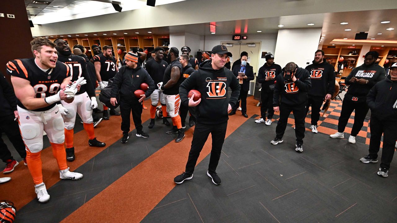 Postgame comments from Joe Burrow, Zac Taylor and the Bengals after the  game versus the Las Vegas Raiders, AFC Playoffs