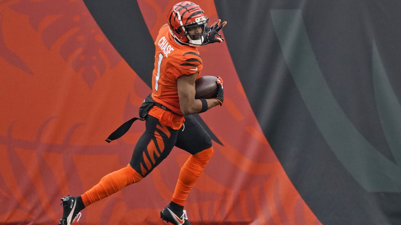 Cincinnati Bengals cornerback Tre Flowers (33) celebrates during an NFL  football game against the Kansas City Chiefs, Sunday, Dec. 4, 2022, in  Cincinnati. (AP Photo/Emilee Chinn Stock Photo - Alamy