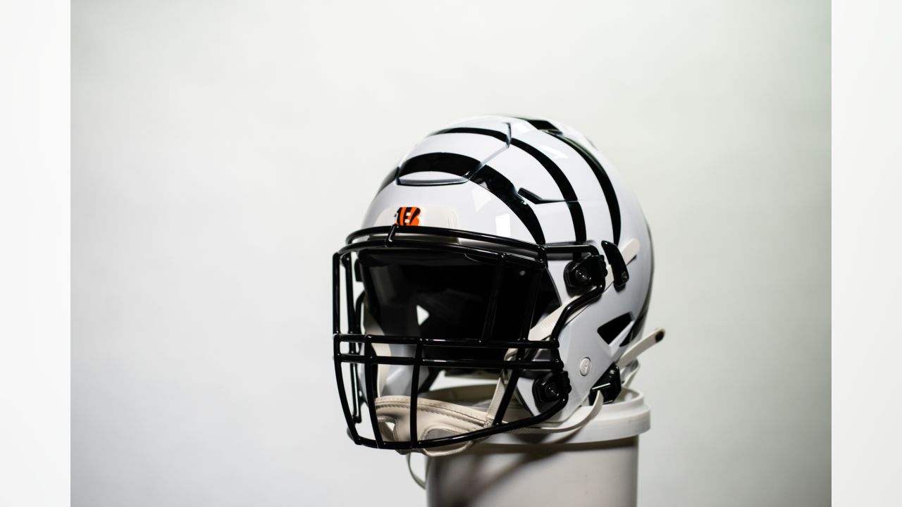 Cincinnati Bengals NFL team helmet isolated on white background Stock Photo  - Alamy