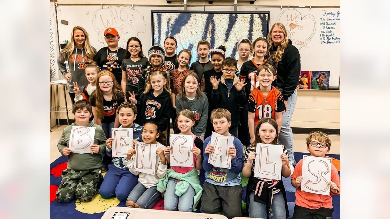 Photos: Bengals Rule Your School Pep Rally at Woodlawn Elementary