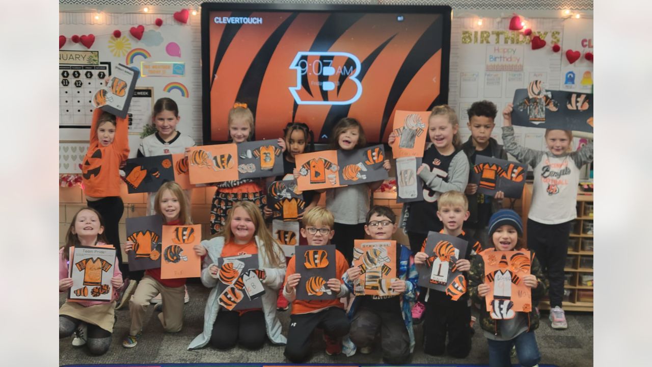 Bengals Rule Your School Pep Rally at Woodlawn Elementary