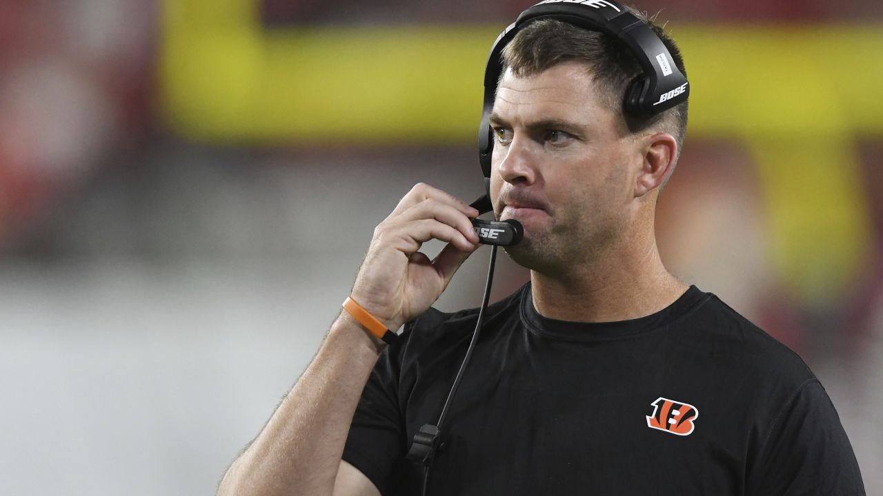 Cincinnati Bengals wide receiver Trent Taylor (11) watches the scoreboard  against the Tampa Bay Buccaneers in a pre-season NFL football game,  Saturday, Aug. 14, 2021 in Tampa, Fla. (AP Photo/Alex Menendez Stock