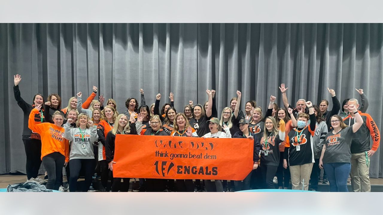 Cincinnati Public Schools celebrate Bengals with Who Dey spirit