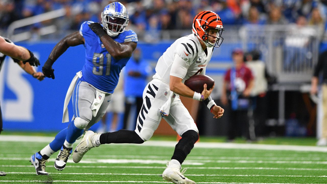 Joe Burrow throws 3 TDs as Bengals rout winless Lions 34-11 - The San Diego  Union-Tribune