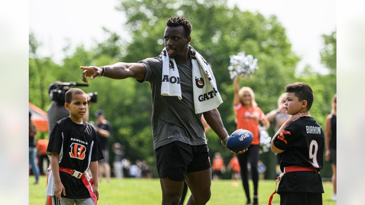 Photos  Bengals Rookies Lead Flag Football Camp