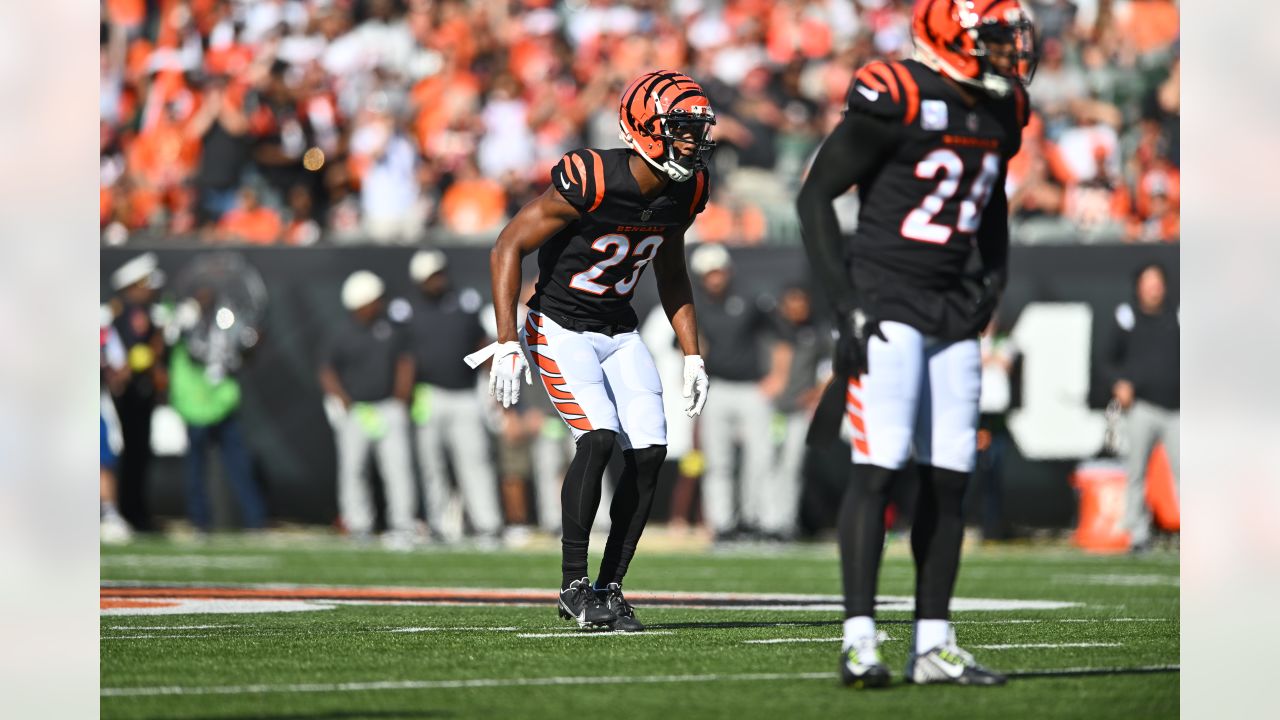 An Atlanta Falcons fans cheers in the first half of an NFL football game  against the Cincinnati Bengals in Cincinnati, Sunday, Oct. 23, 2022. (AP  Photo/Aaron Doster Stock Photo - Alamy