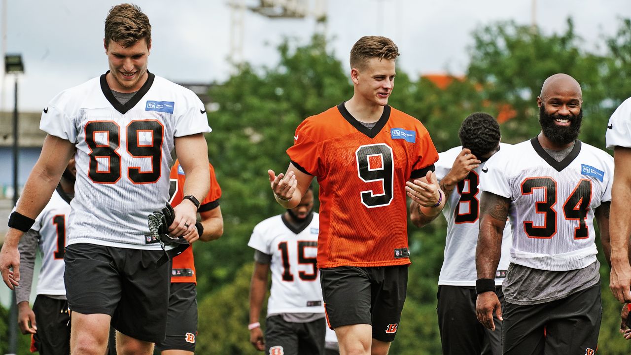 Cincinnati Bengals quarterback Joe Burrow Works Out With Drew