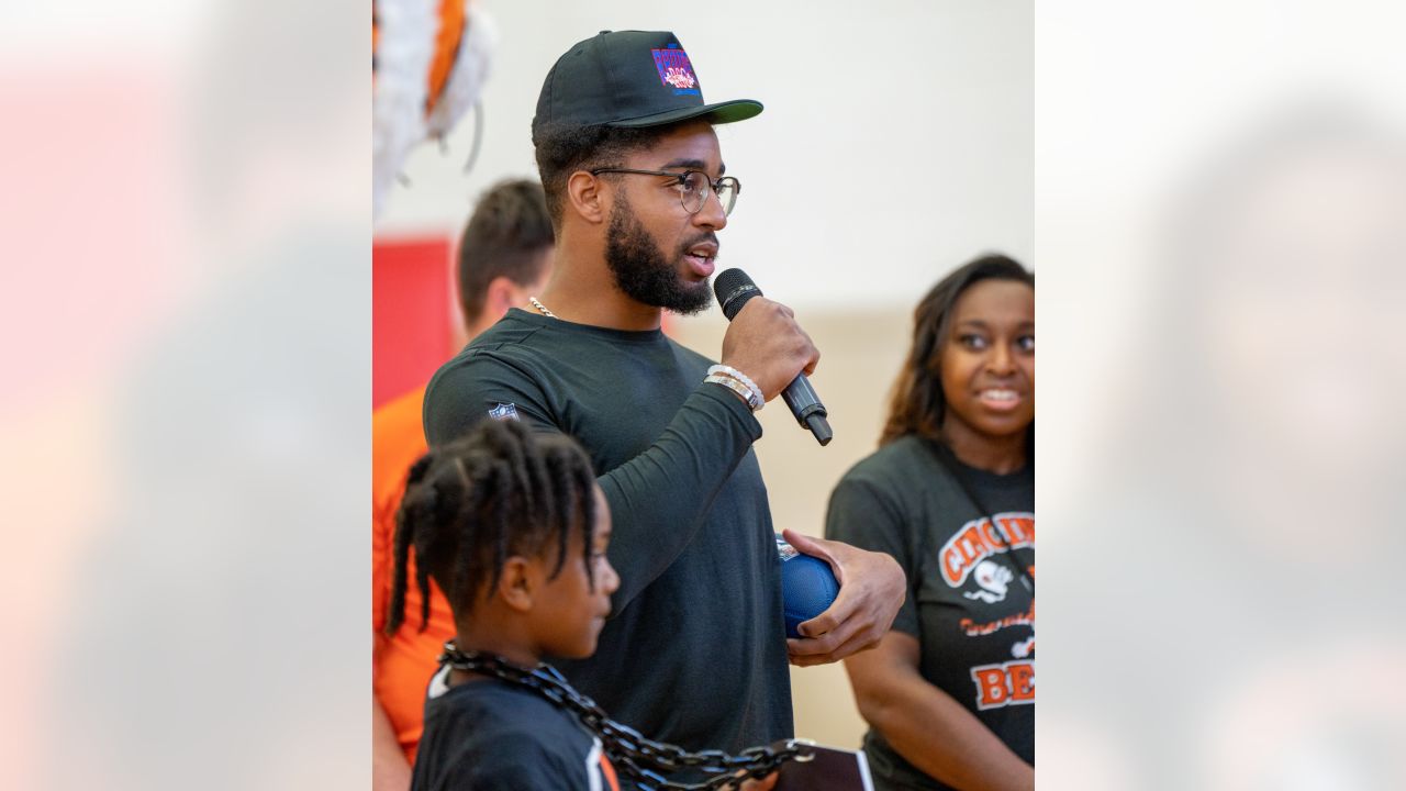 Bengals host pep rally at Woodlawn Elementary