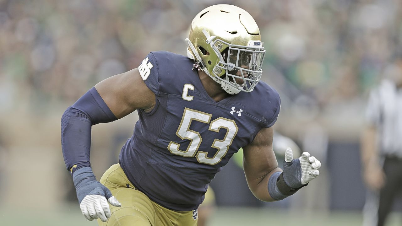 Bengals take Notre Dame defensive end Khalid Kareem with fifth pick, citing  his potential