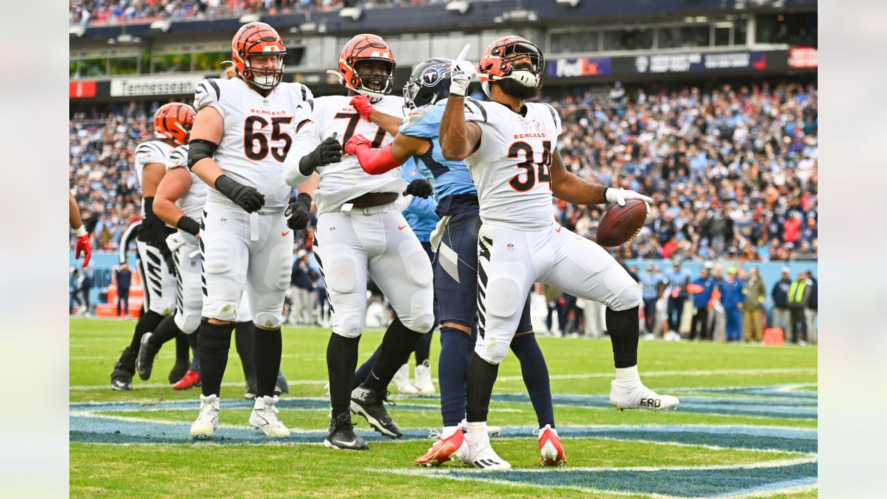 Samaje Perine Run  Week 12 Bengals Highlights vs. Tennessee Titans