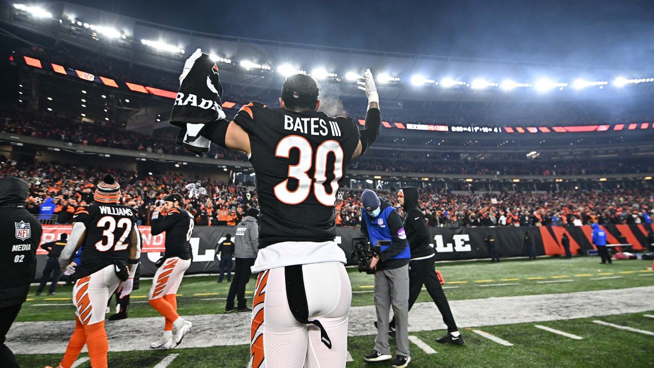 Postgame comments from Joe Burrow, Zac Taylor and the Bengals after the game  versus the Las Vegas Raiders, AFC Playoffs