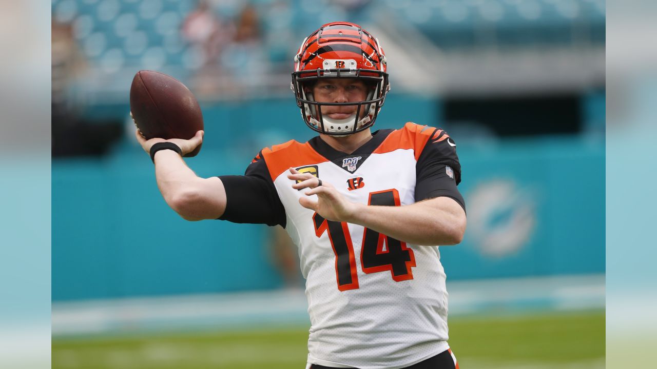 A general view of the Cincinnati Bengals end zone painted white and the  matchup on the scoreboard before an NFL football game against the Miami  Dolphins on Thursday, September 29, 2022, in Cincinnati. (AP Photo/Matt  Patterson Stock Photo - Alamy