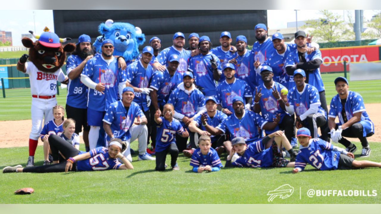 GMFB' reacts to Buffalo Bills quarterback Josh Allen's performance at  safety Micah Hyde's charity softball game