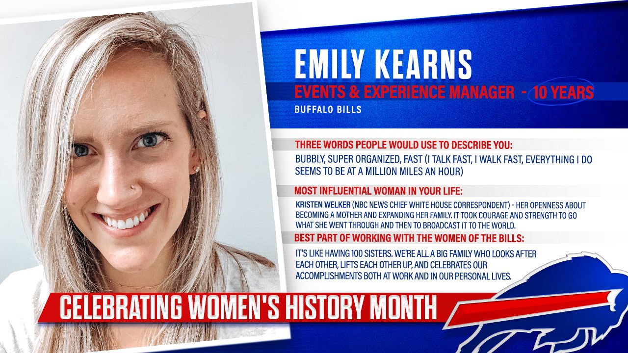 Celebrating Women's History Month, Bills Staff Spotlight