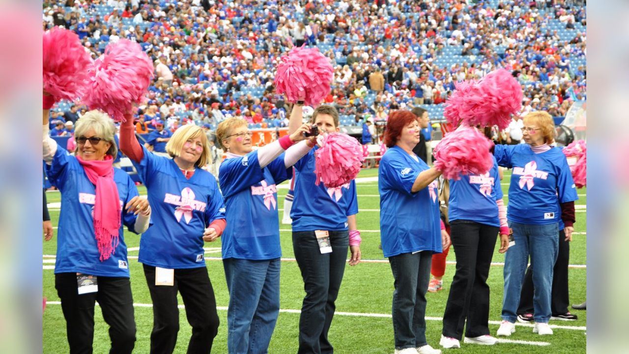 Buffalo Bills on Twitter: Fifty breast cancer survivors welcomed the Bills  onto the field today. Awesome. #Billieve  / X