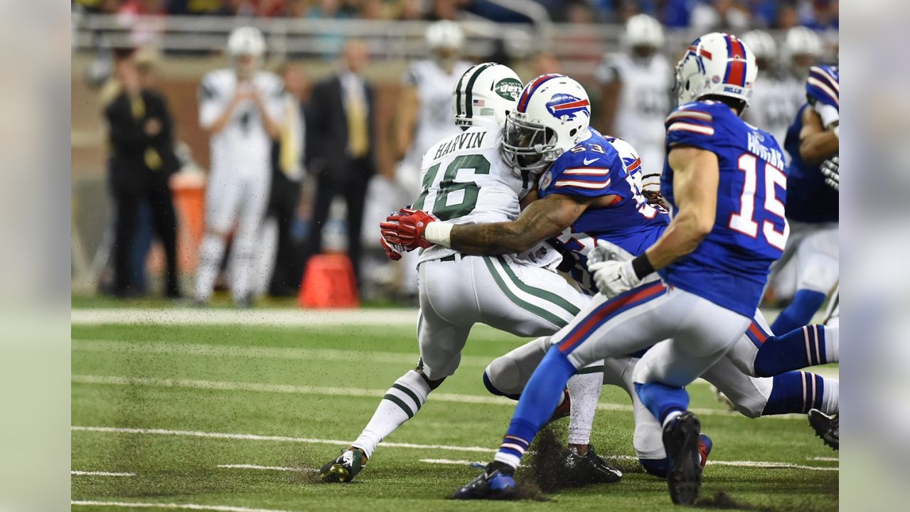 Detroit, Michigan - The Buffalo Bills play the New York Jets in a National  Football League game at Ford Field Stock Photo - Alamy