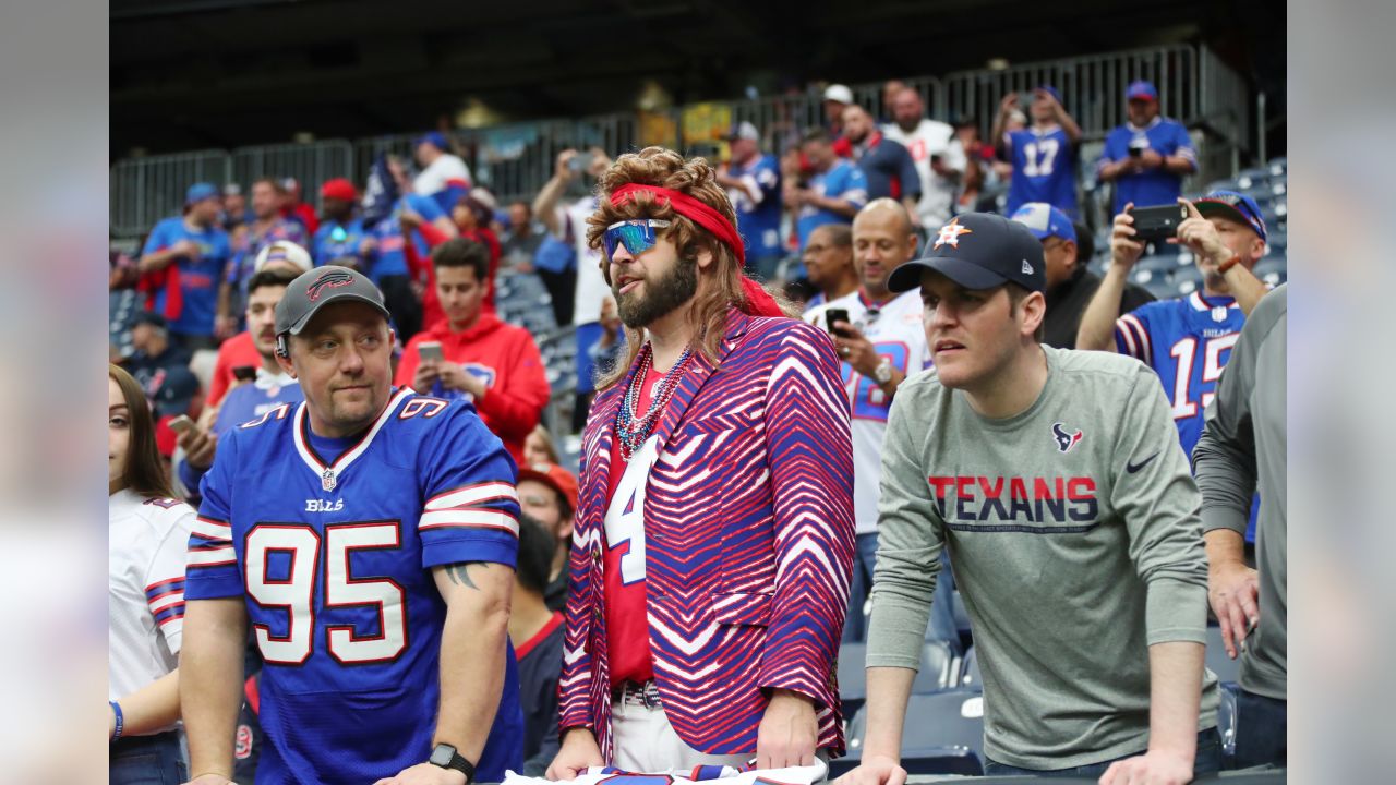 Photos: Bills players and fans gear up for Houston Texans