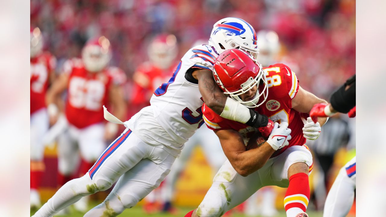 Buffalo Bills vs. Kansas City Chiefs. NFL match poster. Two