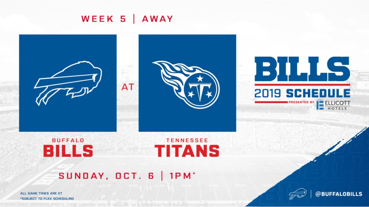 Bills 2019 schedule release officially set for Wednesday, April 17