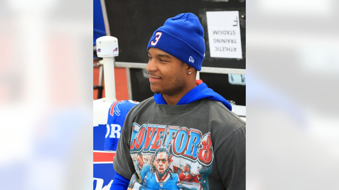 Damar Hamlin 3 Hat / Love For 3 Hat / Buffalo Bills 3 Cuffed Beanie