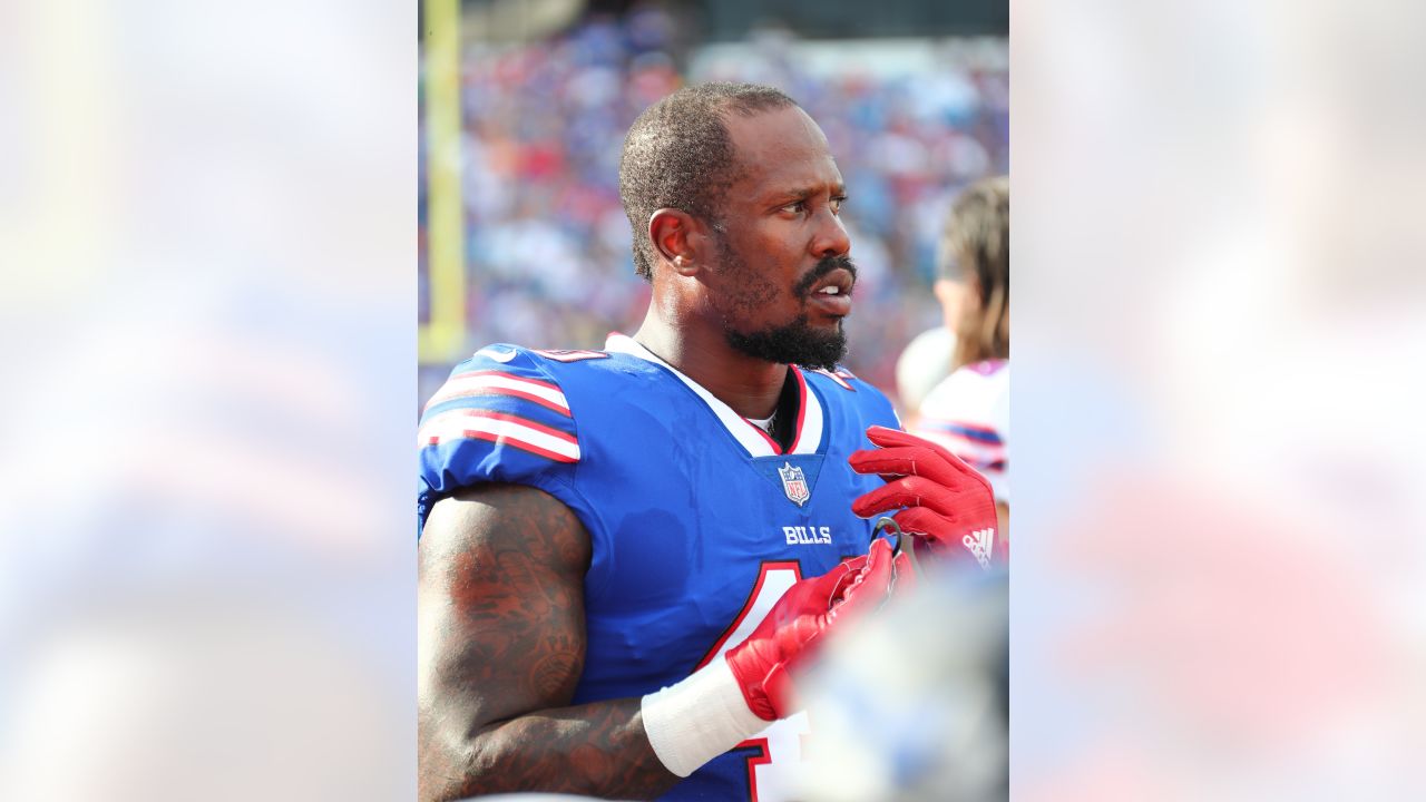 Buffalo Bills - Buffalo Bills s Siran Neal #29 - Return of the Blue & Red  Practice at New Era Field. Photo by Bill Wippert August 3, 2018