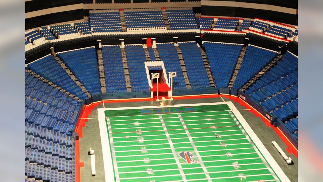 Fan builds LEGO replica of Ralph Wilson Stadium