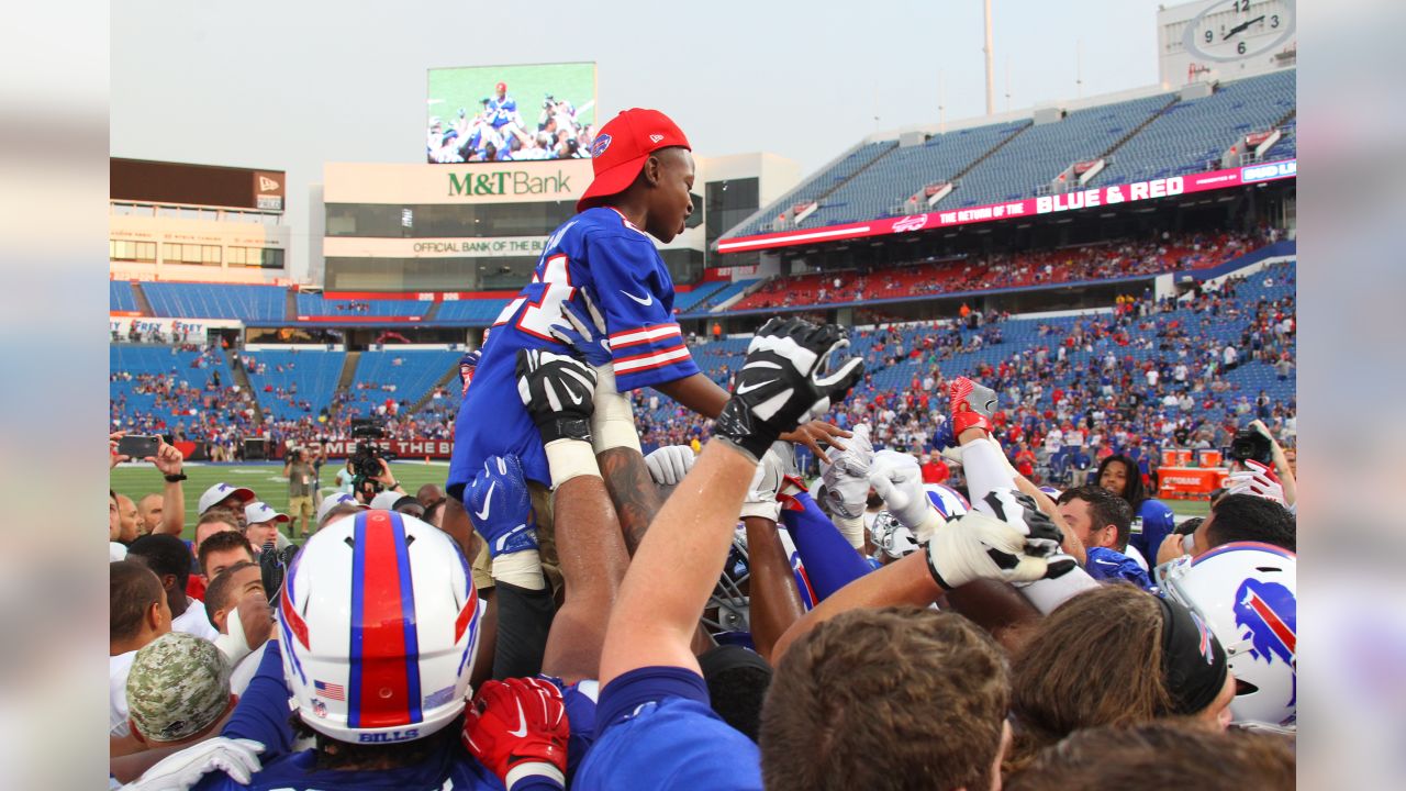 Buffalo Bills - - Return of the Blue & Red Practice at New Era Field. Photo  by Bill Wippert August 3, 2018