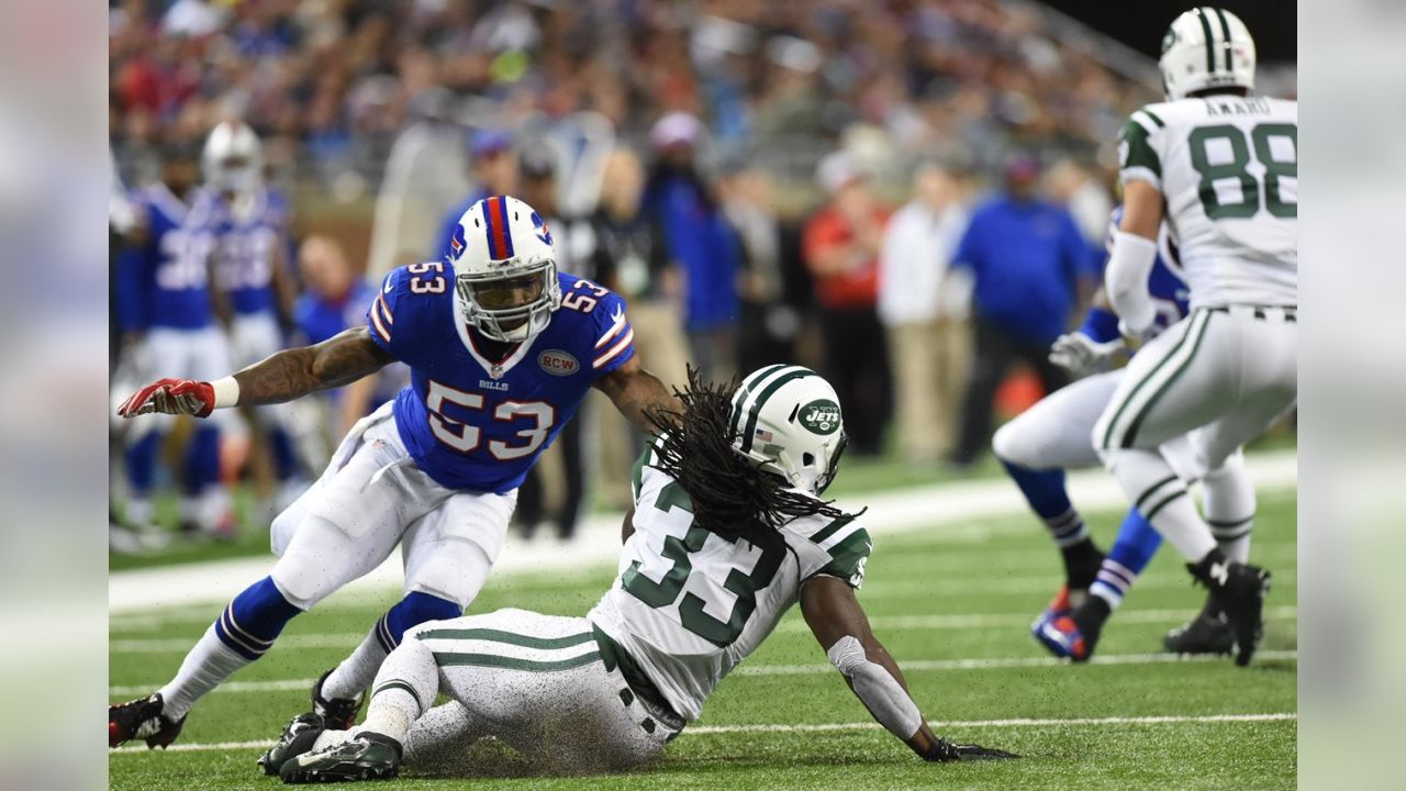 Detroit, Michigan - The Buffalo Bills play the New York Jets in a National  Football League game at Ford Field Stock Photo - Alamy