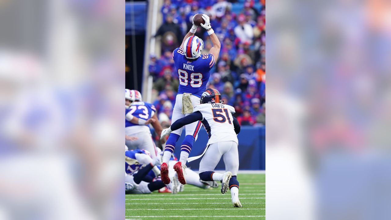 January 4, 2020: Buffalo Bills tight end Dawson Knox (88) prior to an NFL  football playoff