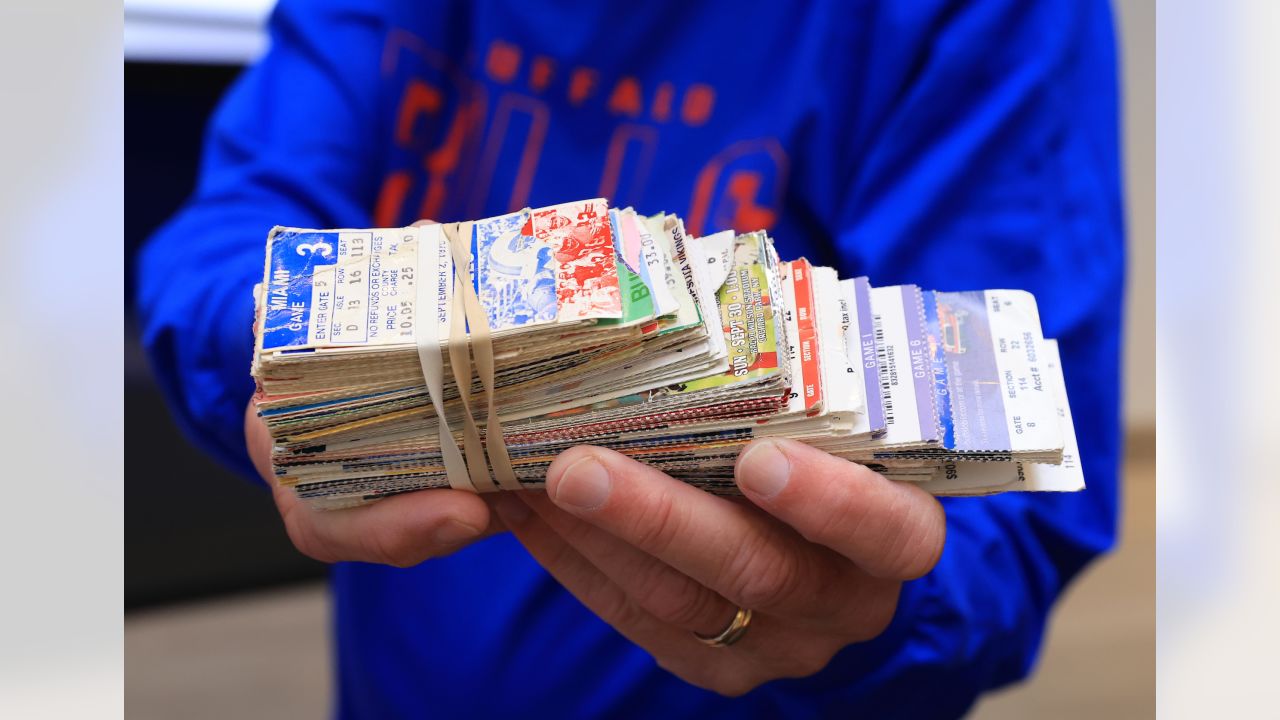 Recognizing Bills Mafia  2023 Season Ticket Members of the game