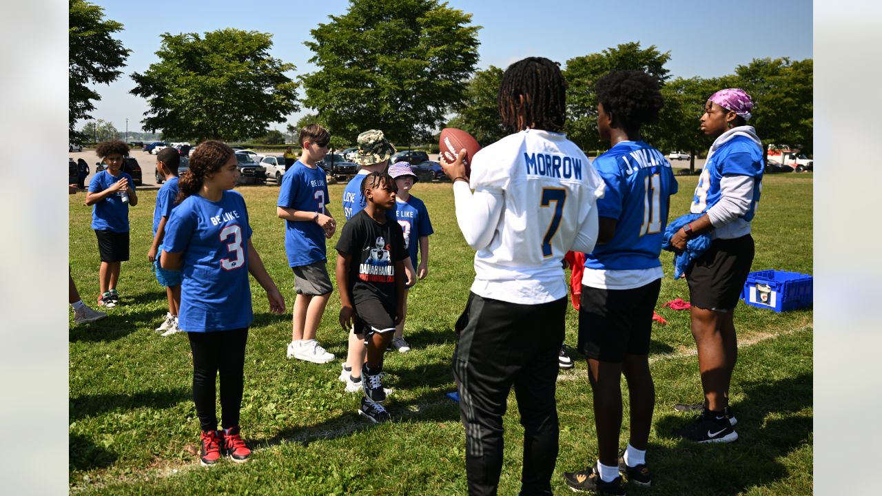 Bills' Damar Hamlin attends Panthers' CPR training event