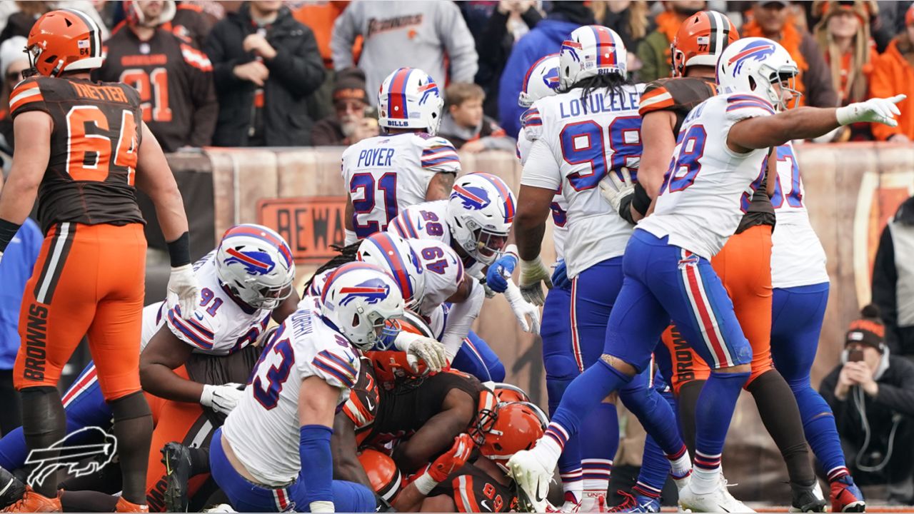 Bills-Browns postgame show, recap, highlights—tonight at 8:00 p.m.