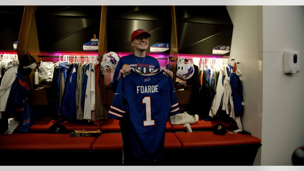 Caleb Foarde spends day with Buffalo Bills