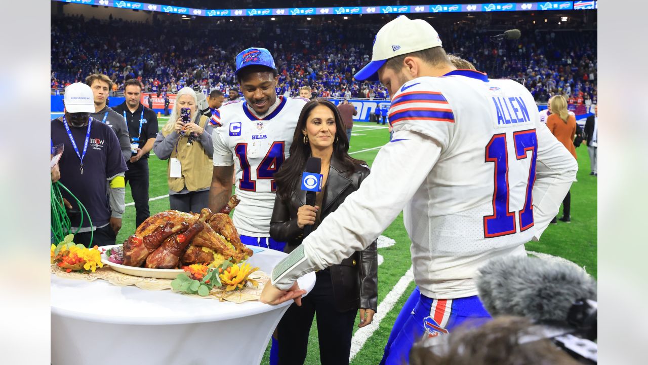 Josh Allen leads clutch drive for game-winning FG, Bills beat Lions 28-25  on Thanksgiving