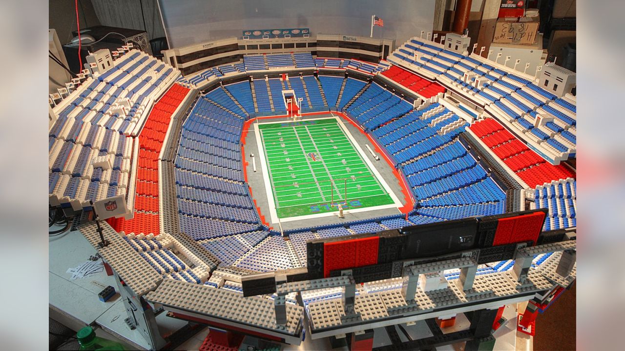 Fan builds LEGO replica of Ralph Wilson Stadium