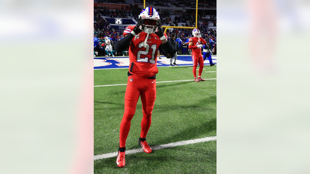 Buffalo Bills wearing all-red uniforms for Week 15 against Panthers