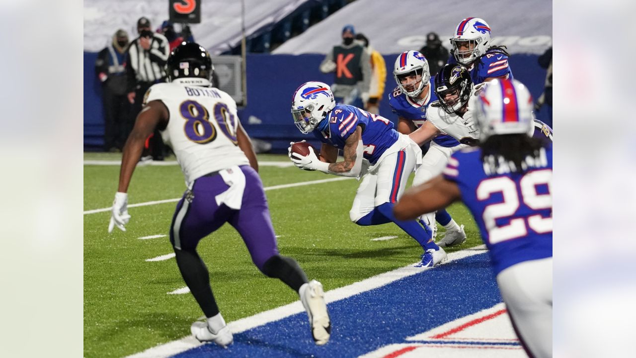 Bills fans react to Taron Johnson pick-six at Transit Drive-In (watch) 