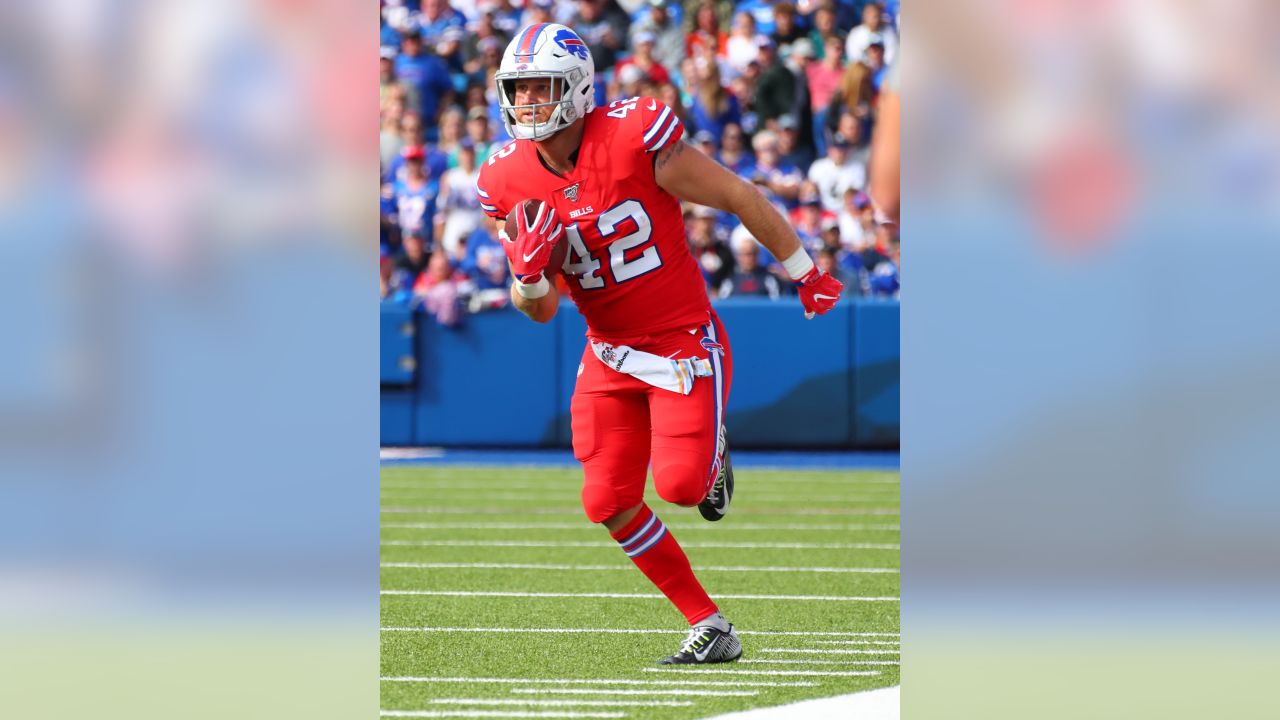 Buffalo Bills - Buffalo Bills s Siran Neal #29 - Return of the Blue & Red  Practice at New Era Field. Photo by Bill Wippert August 3, 2018